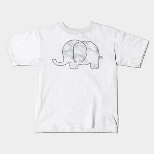 Marble Elephant Kids T-Shirt